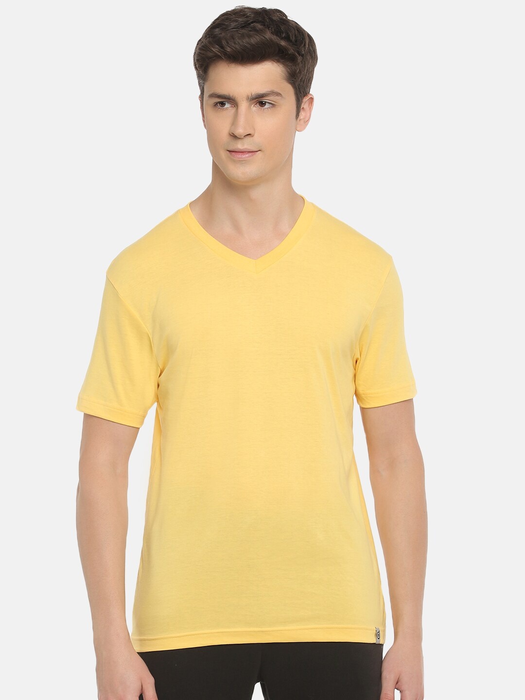 

Macroman M-Series V-Neck Short Sleeves T-shirt, Yellow