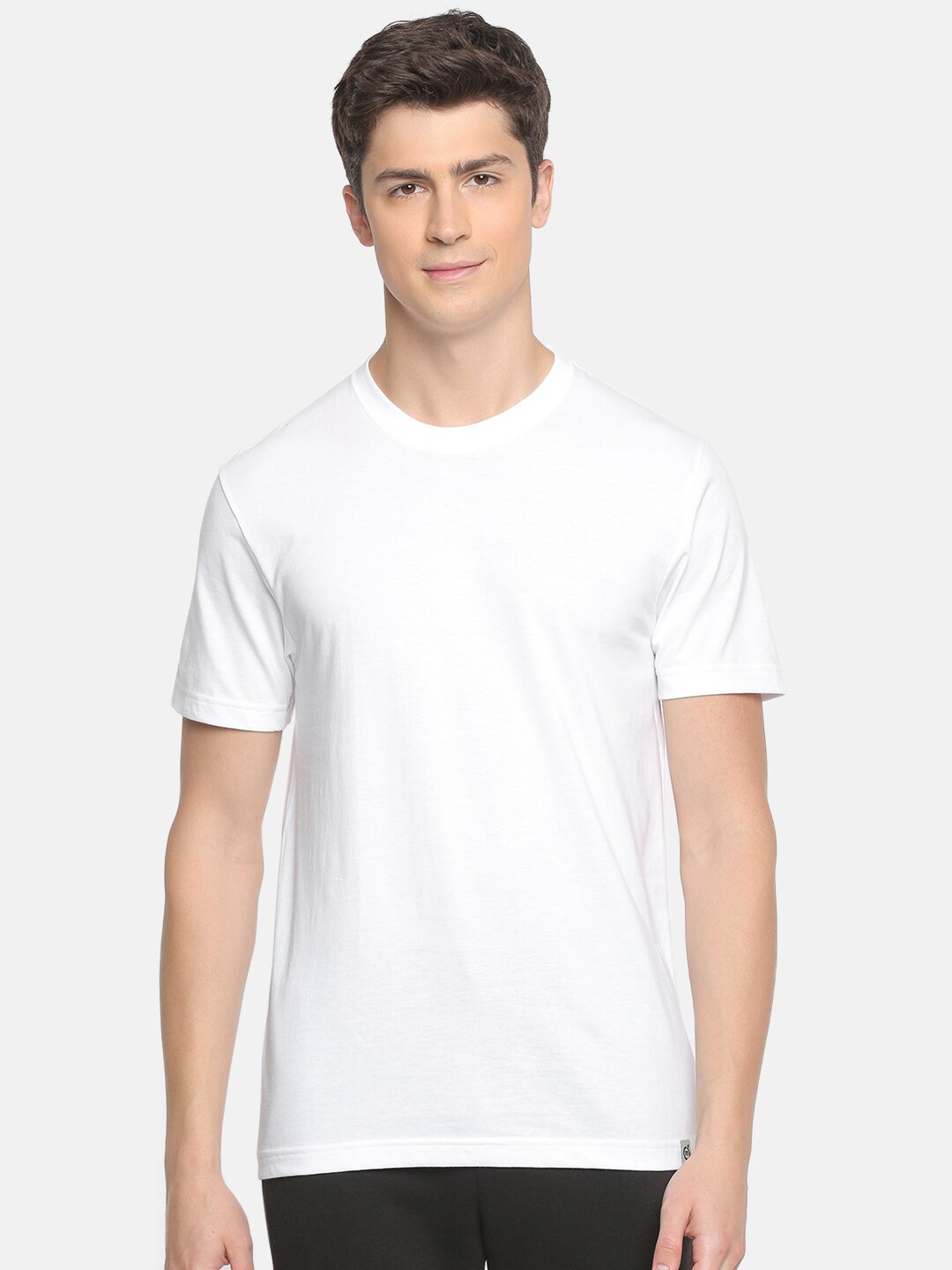 

Macroman M-Series Men Solid Round Neck T-shirt, White