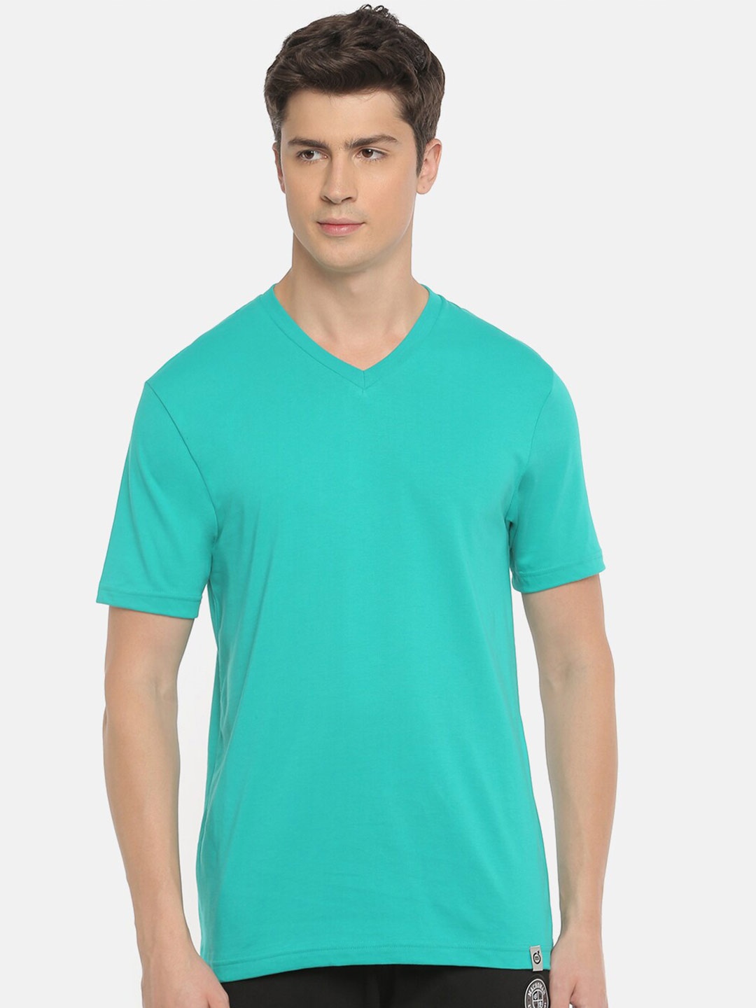 

Macroman M-Series V-Neck Short Sleeve T-shirt, Turquoise blue