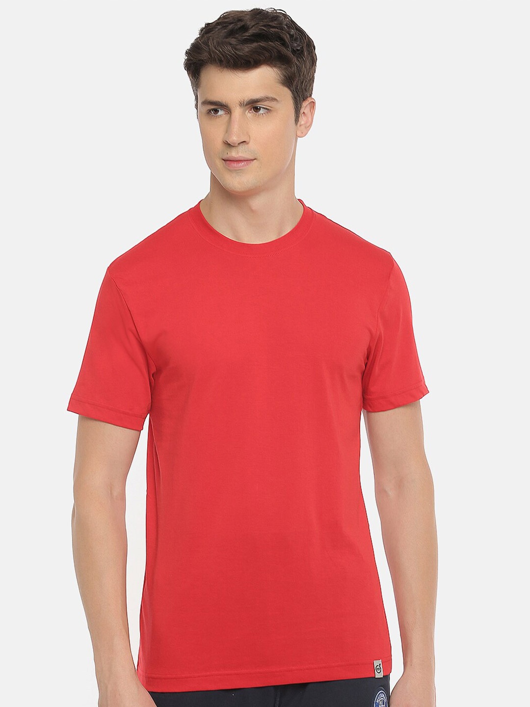 

Macroman M-Series Men Solid Round Neck T-shirt, Red