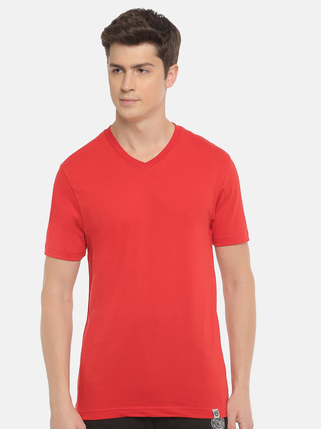 

Macroman M-Series Men Solid Round Neck T-shirt, Red
