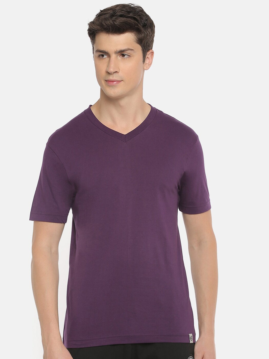 

Macroman M-Series V-Neck Short Sleeves T-shirt, Purple