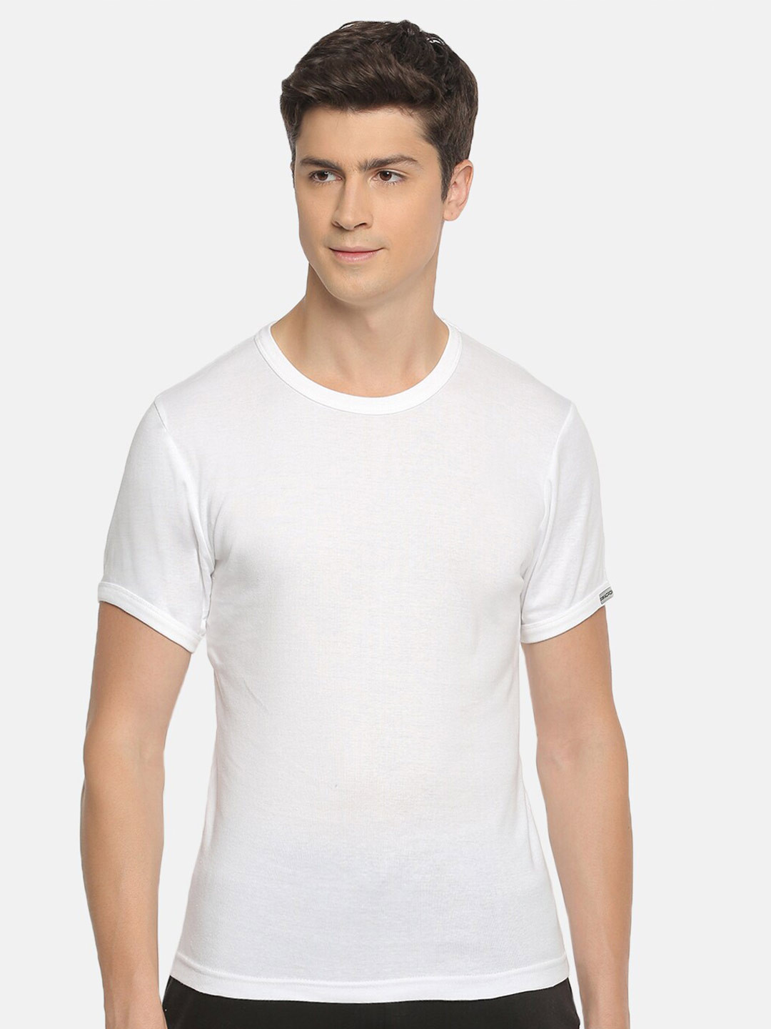

Macroman M-Series Round Neck Regular Fit Pure Cotton T-shirt, White