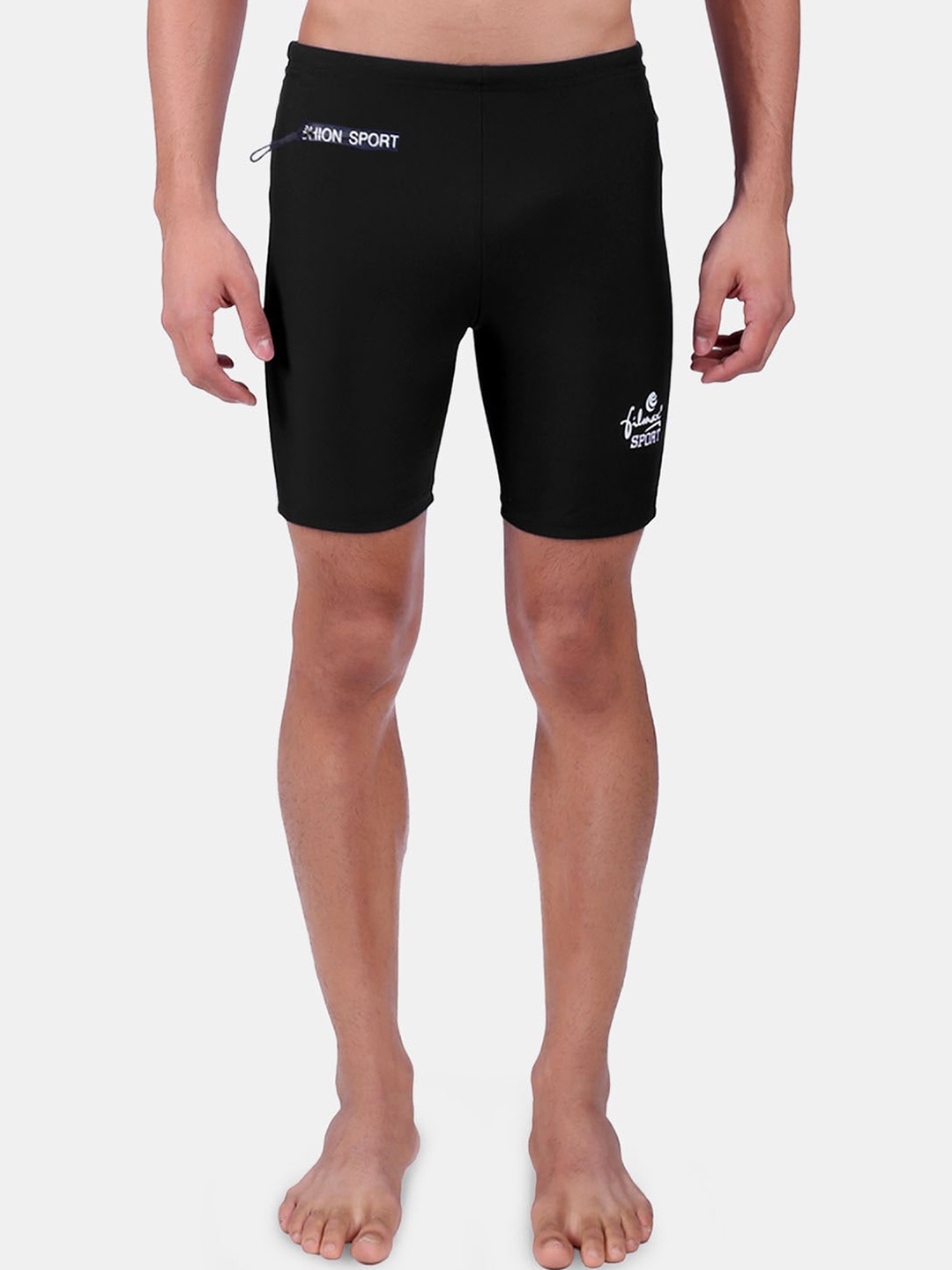 

FILMAX ORIGINALS Men Quick-Drying Jammer Swim Shorts, Black