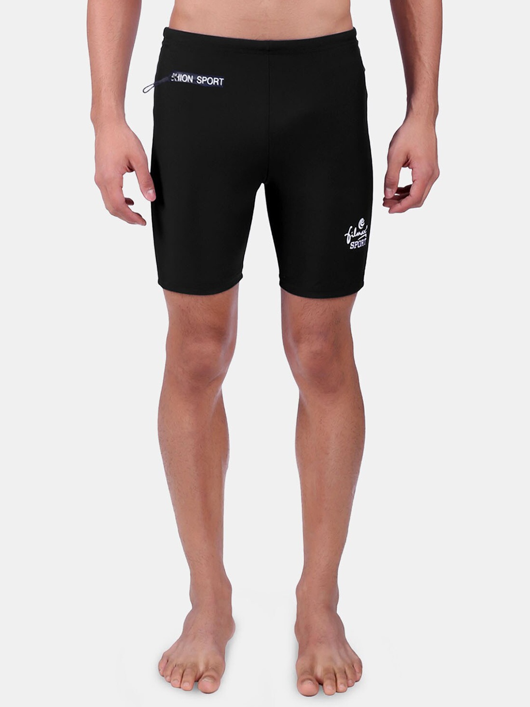 

FILMAX ORIGINALS Men Quick-Drying Jammer Swim Shorts, Black