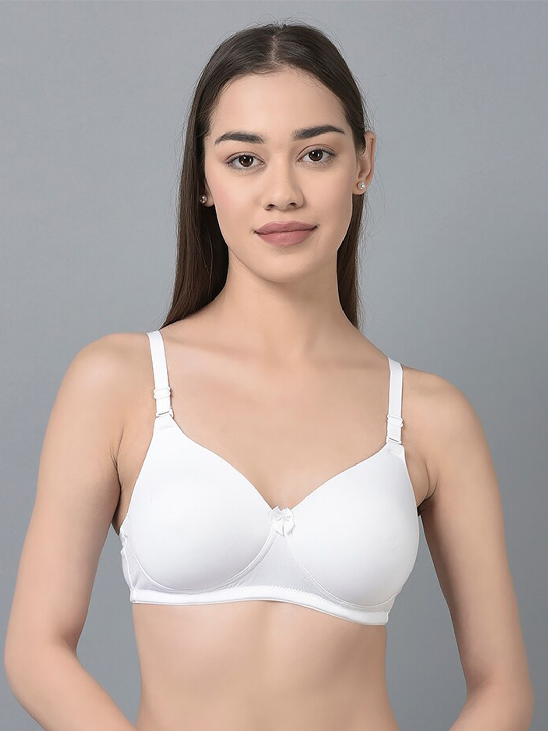 

Dollar Missy Full Coverage Lightly Padded Anti Microbial Seamless Anti Odour T-shirt Bra, White