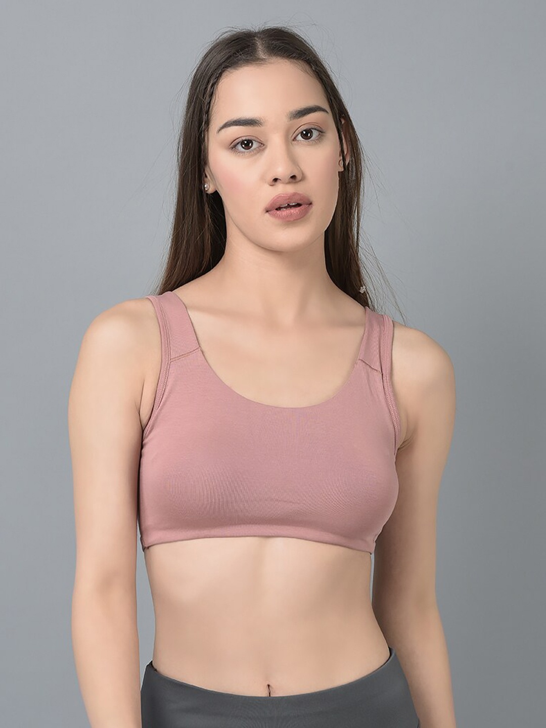 

Dollar Missy Full Coverage Anti Microbial Seamless Rapid Dry Workout Bra, Pink