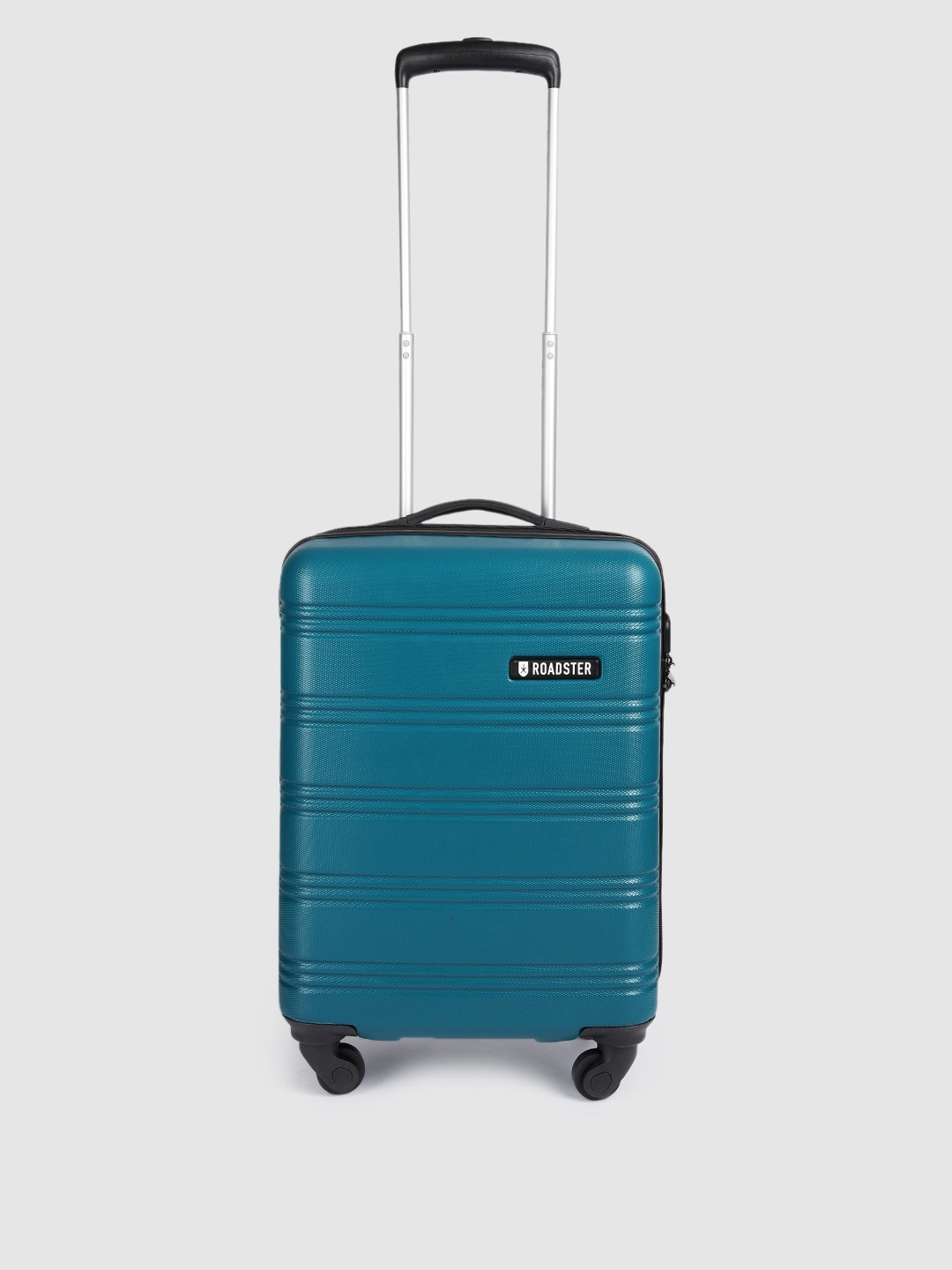 

Roadster Textured Hard-Sided Cabin Trolley Suitcase, Teal