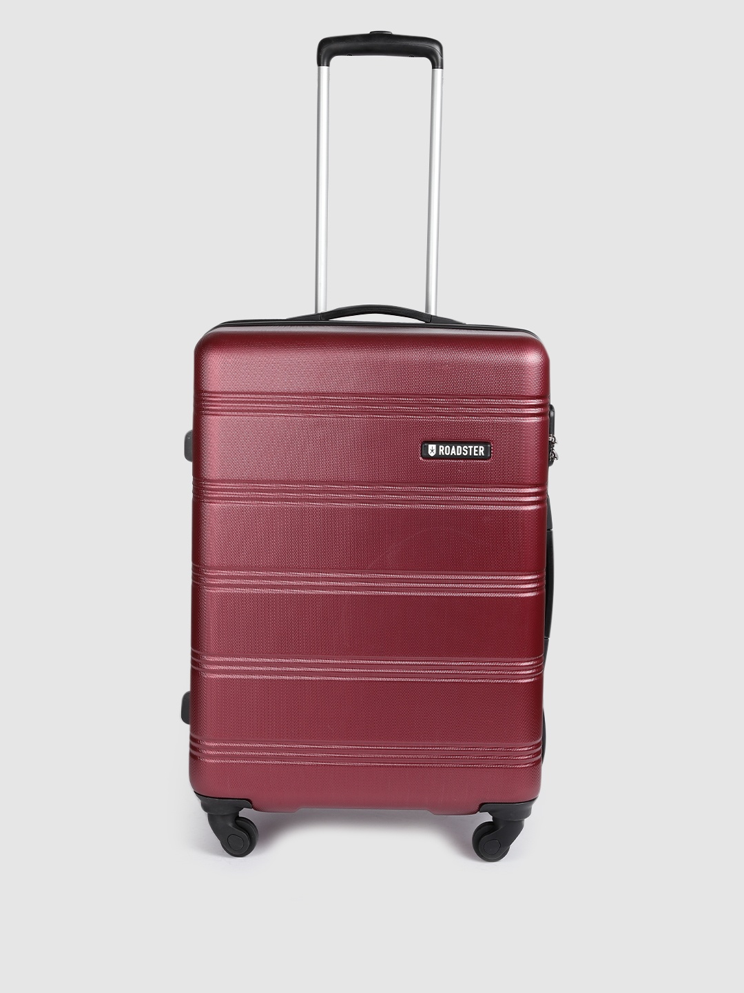 

Roadster Liner Textured Hard-Sided Medium Trolley Bag 54.6 L, Maroon