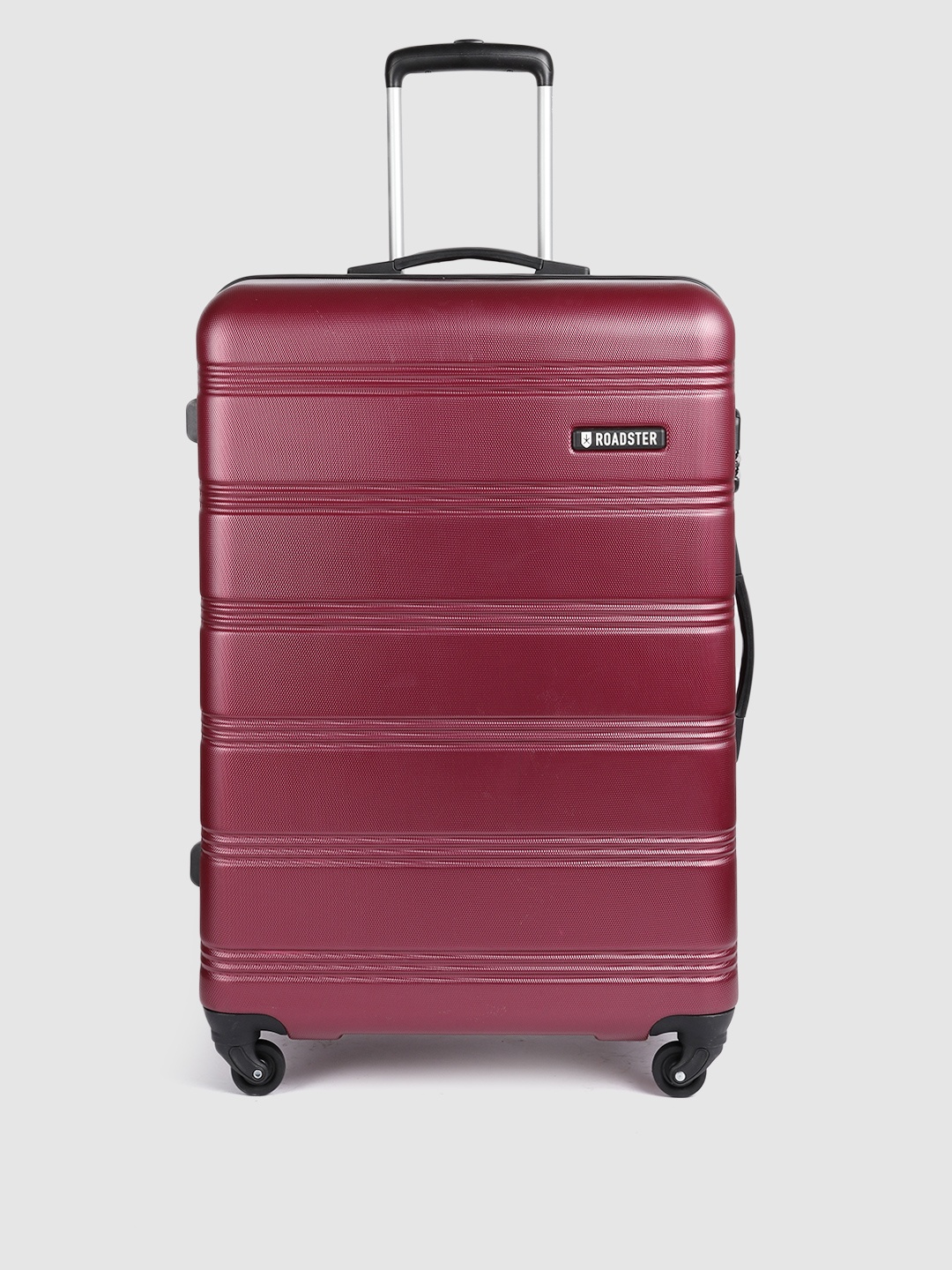 

Roadster Textured Hard Large Trolley Bag 95.5 L, Maroon