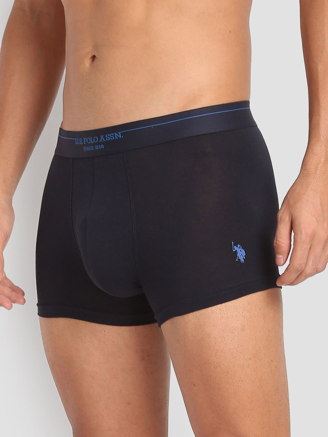 

U.S. Polo Assn. Men Anti-Bacterial Stretchable Trunk PT003-195-PL, Navy blue