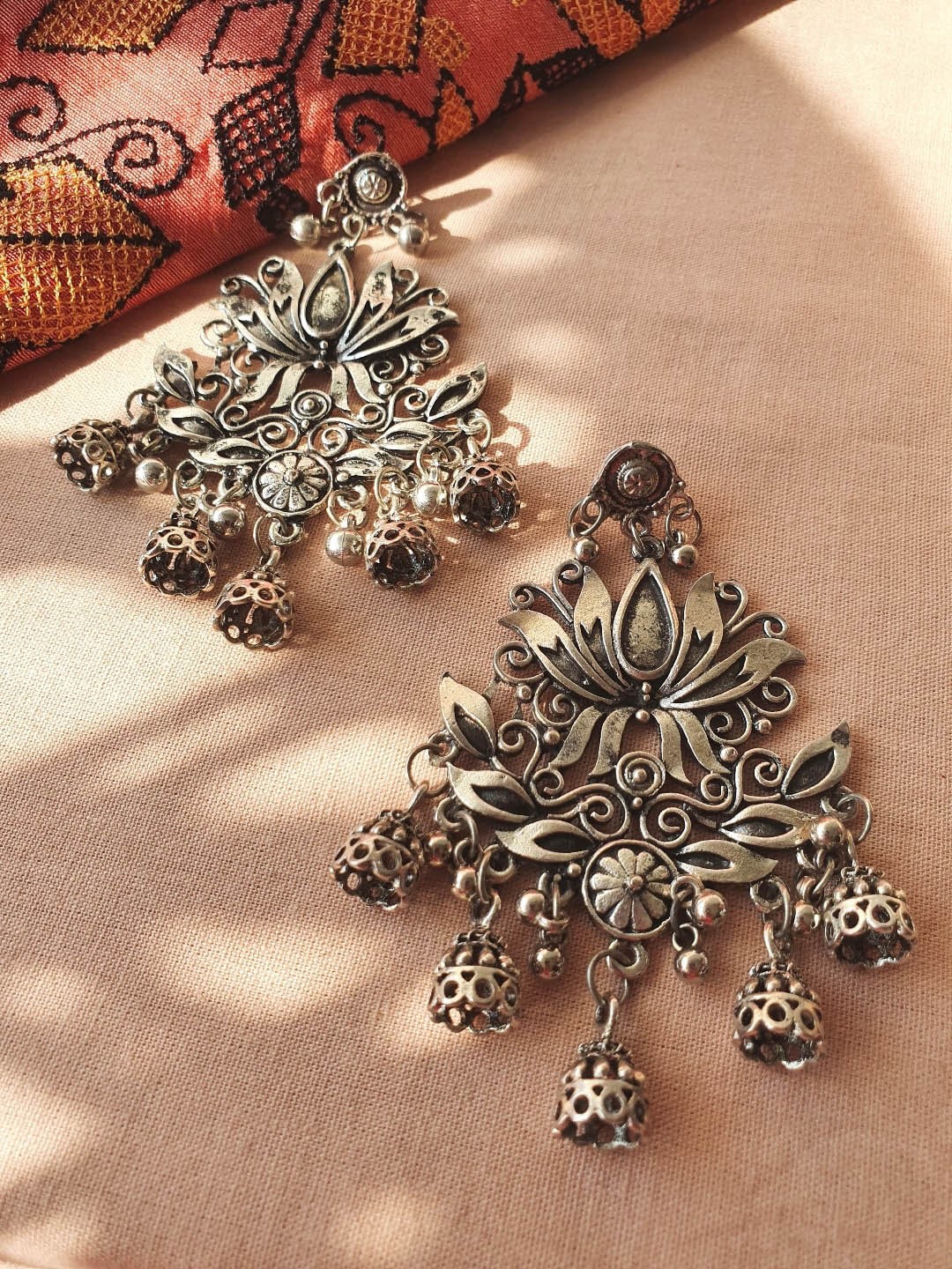 

Infuzze Silver-Plated Contemporary Drop Earrings