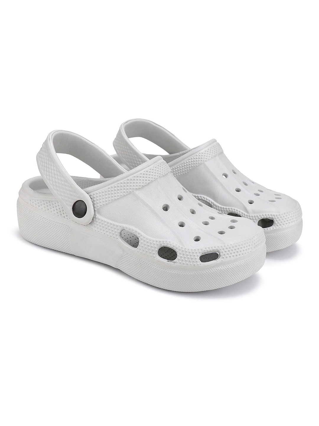 

BERSACHE Men Self Design Clogs, Grey