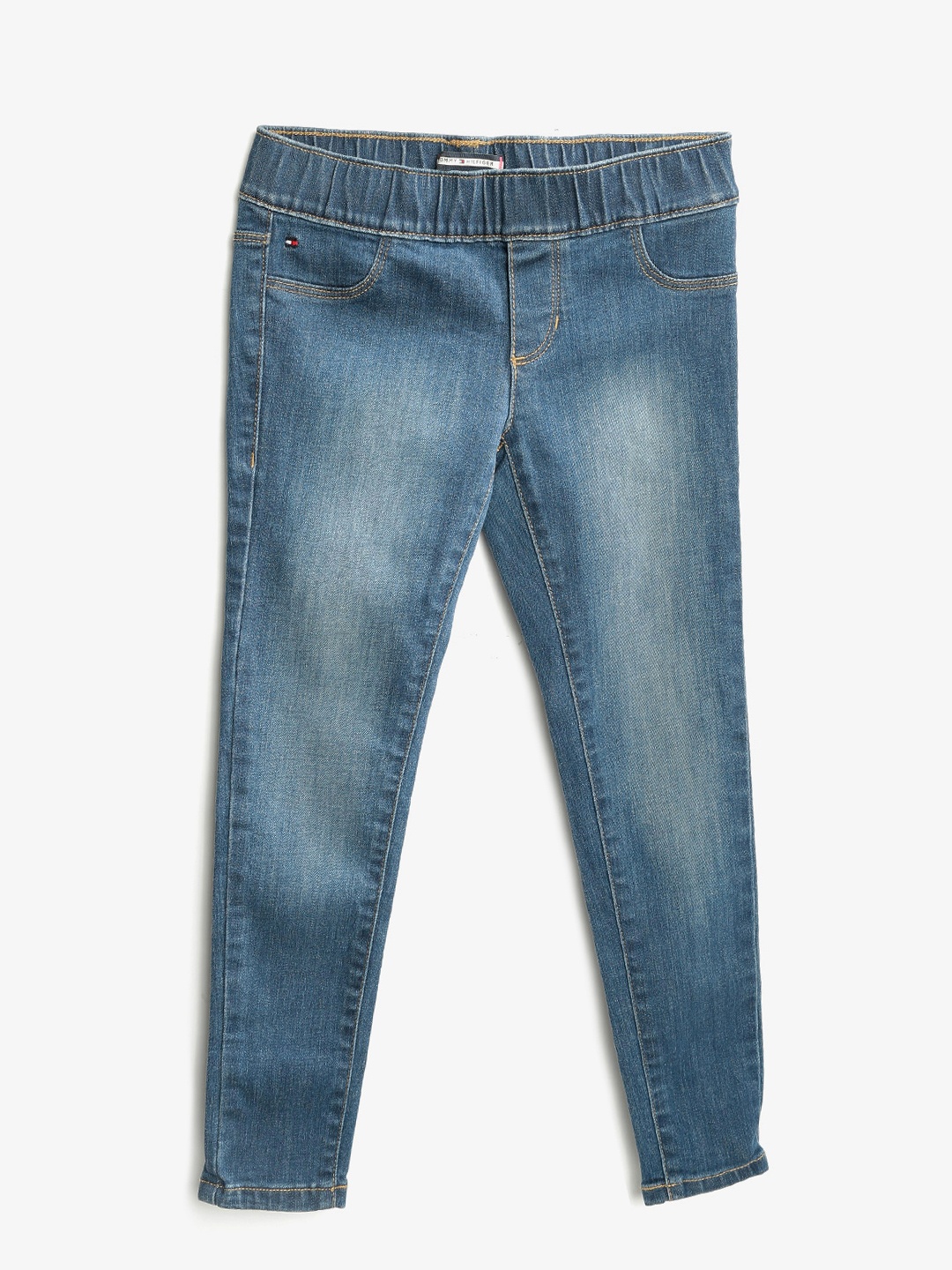 

Tommy Hilfiger Girls Blue Washed Skinny Fit Jeggings