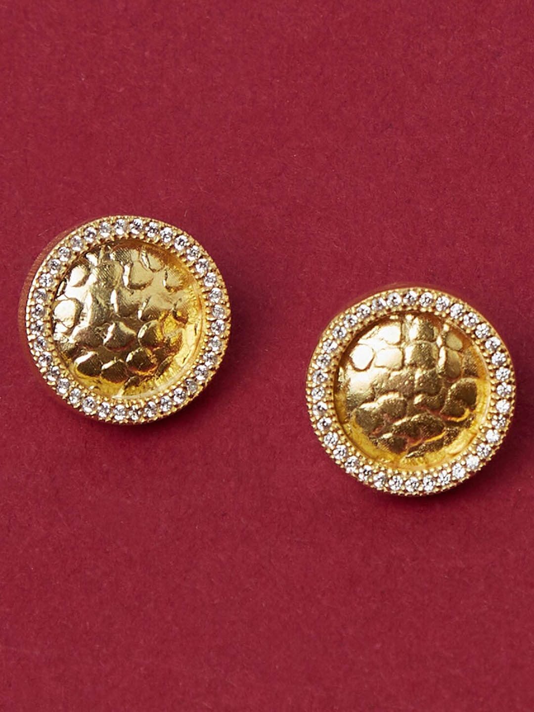 

Fabindia Gold Plated Circular Studs Earrings