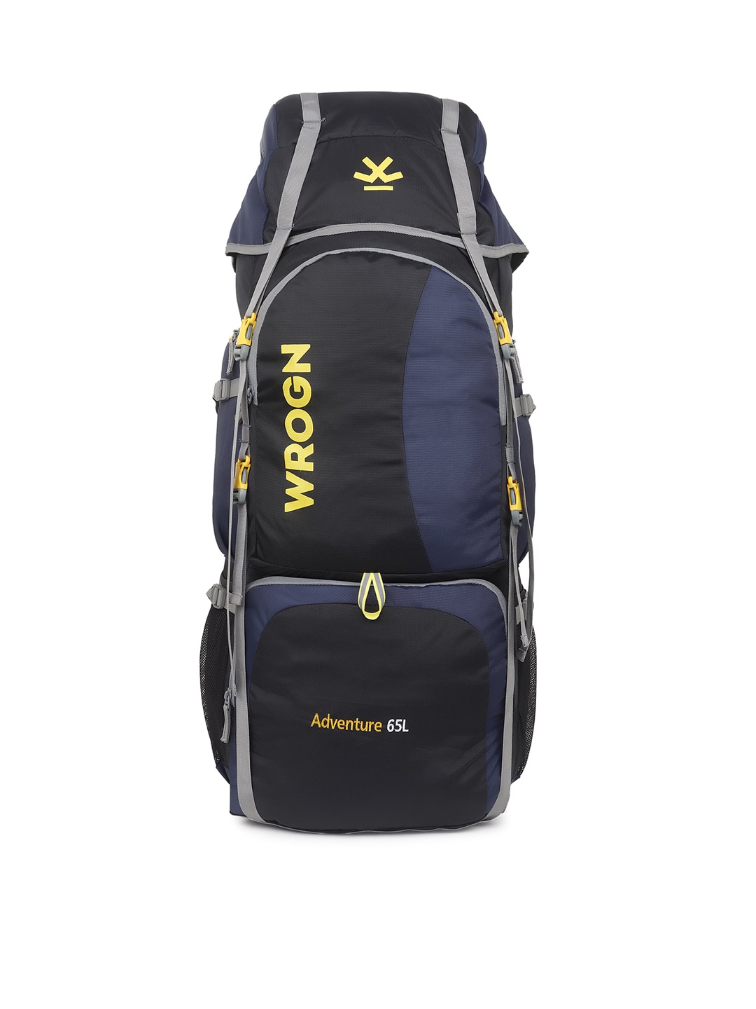 

WROGN Logo Printed Waterproof Rucksacks with Rain Cover, Navy blue