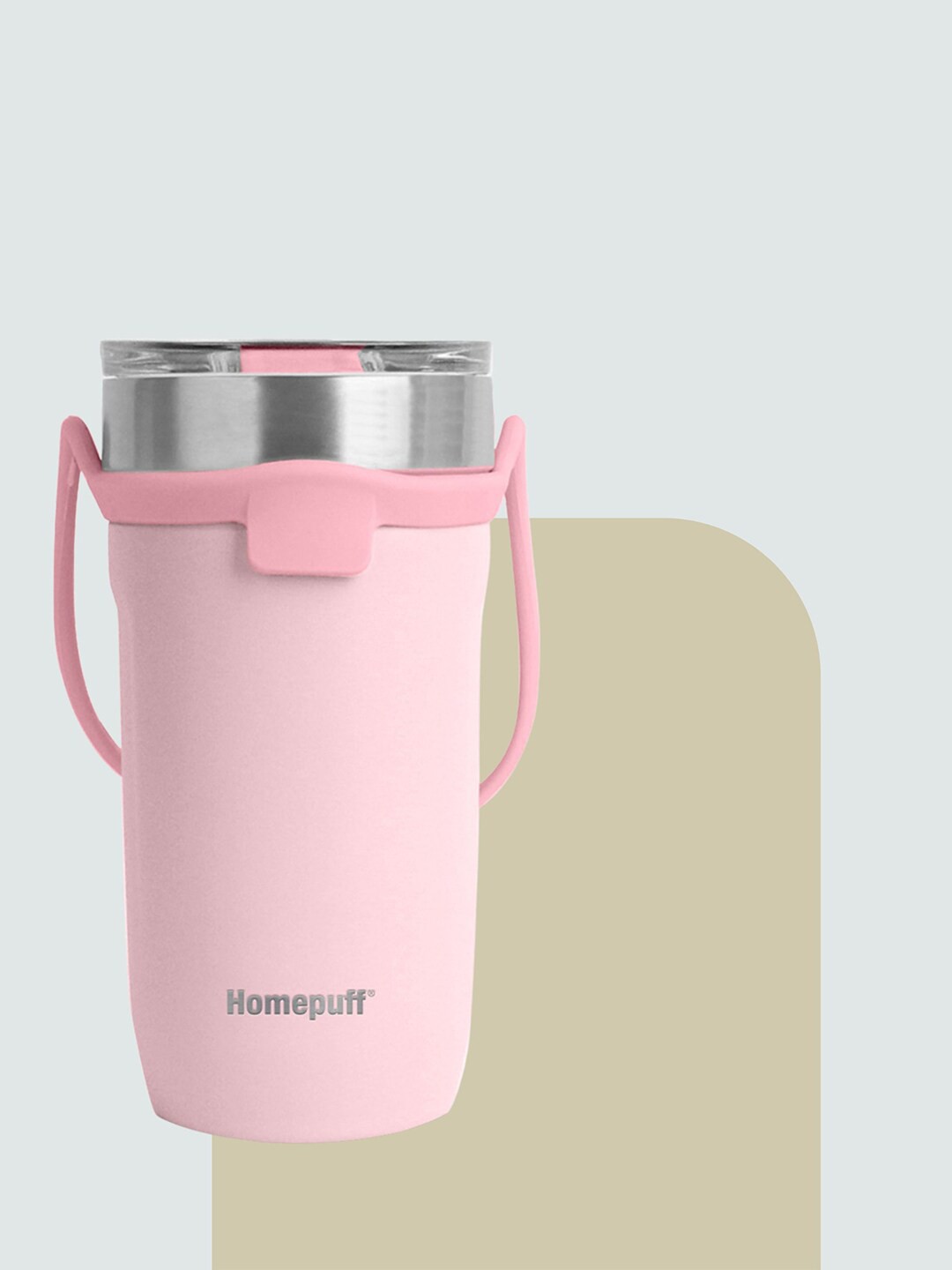 

Home Puff Peach-Colored Hot & Cold Coffee/Tea Tumbler - 510 ml