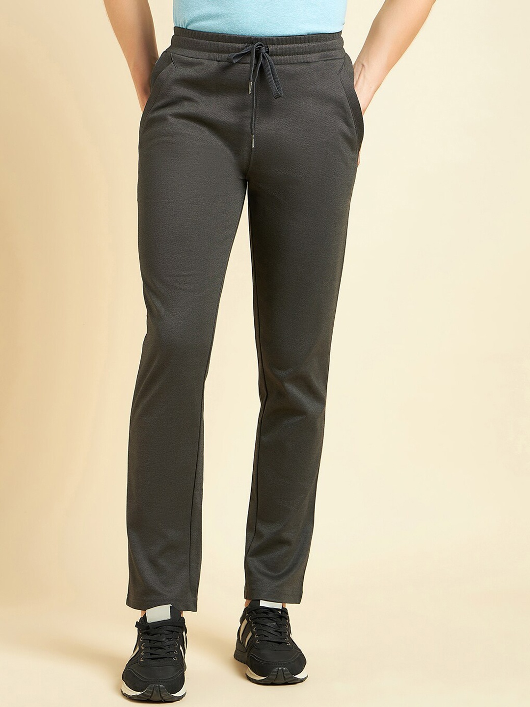 

Sweet Dreams Men Green Mid-Rise Track Pants