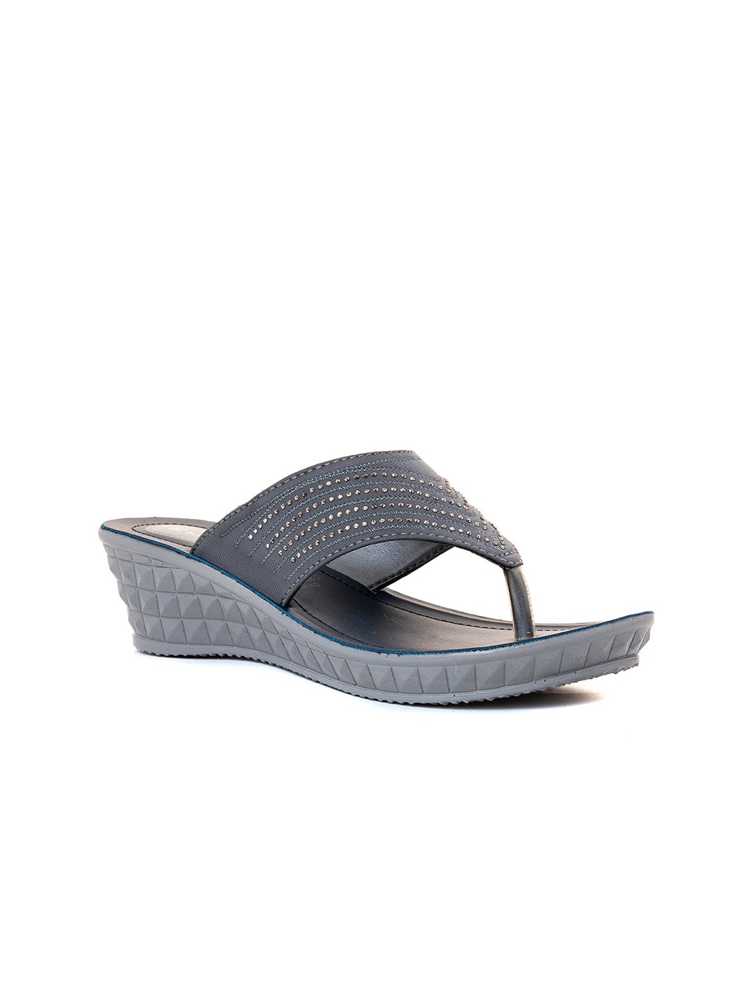 

Khadims Embellished Comfort Heels, Grey