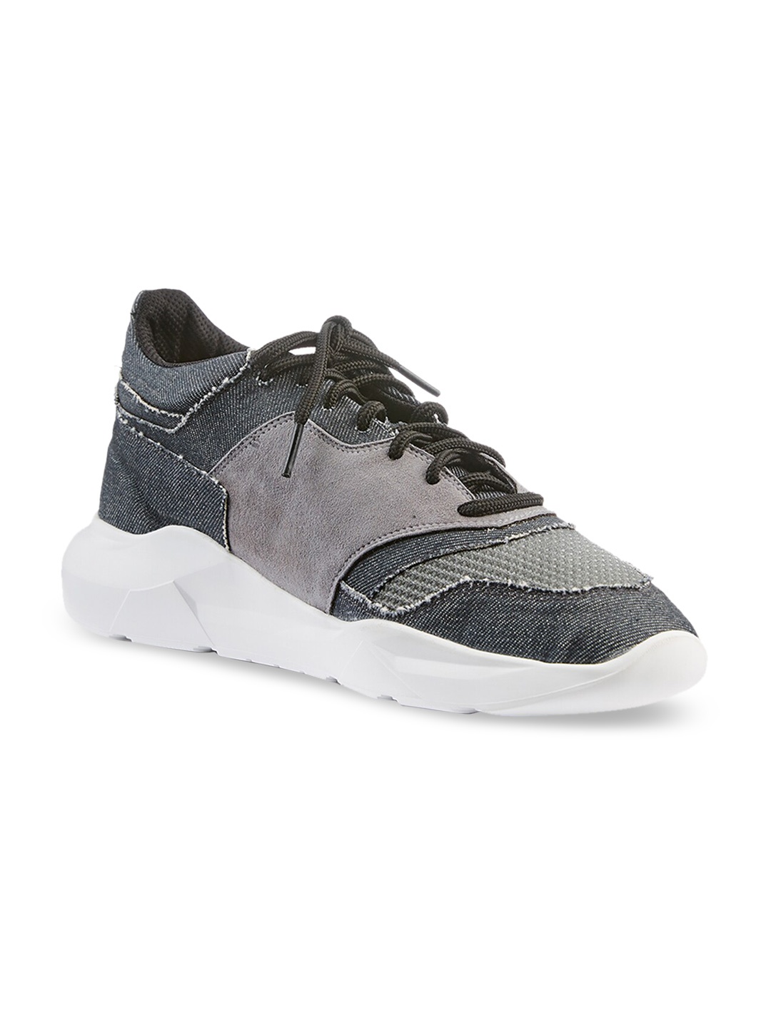 

FREESOUL Men FREEMOTION Textured Textile Contrast Sole Sneakers, Grey
