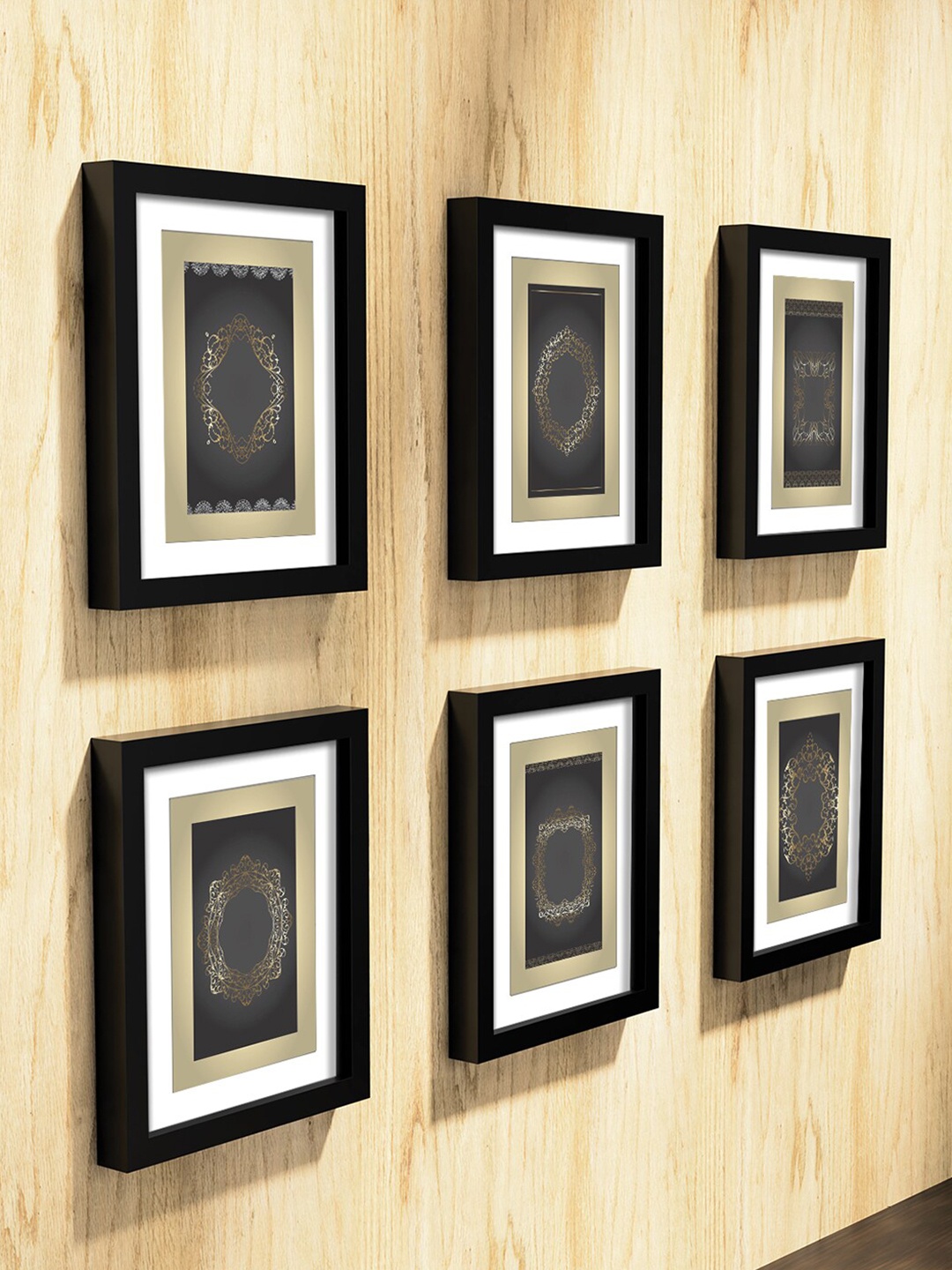 

RANDOM Black & White 6 Pieces Wall Photo Frame