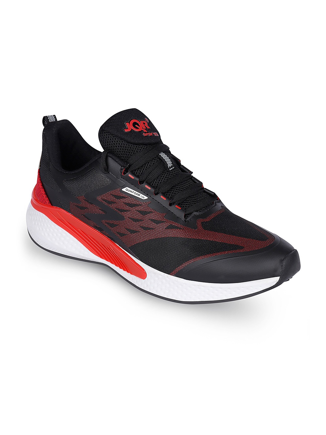 

JQR Men SCUBA Memory Foam Non-Marking Running Shoes, Black