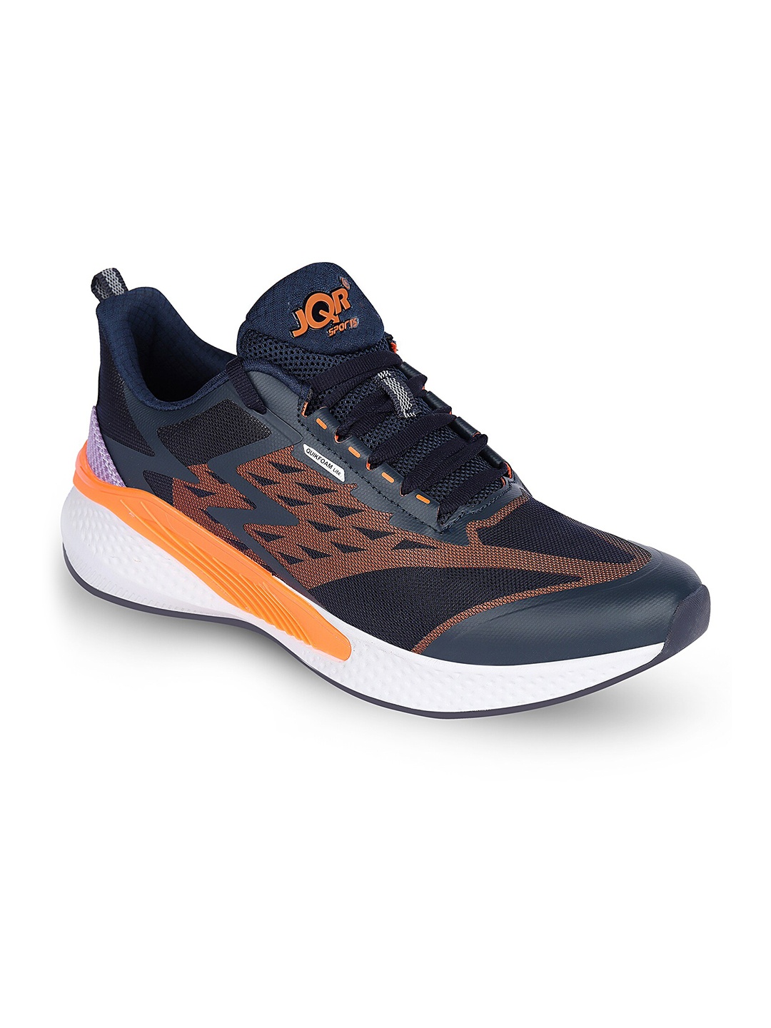 

JQR Men SCUBA Memory Foam Non-Marking Running Shoes, Navy blue