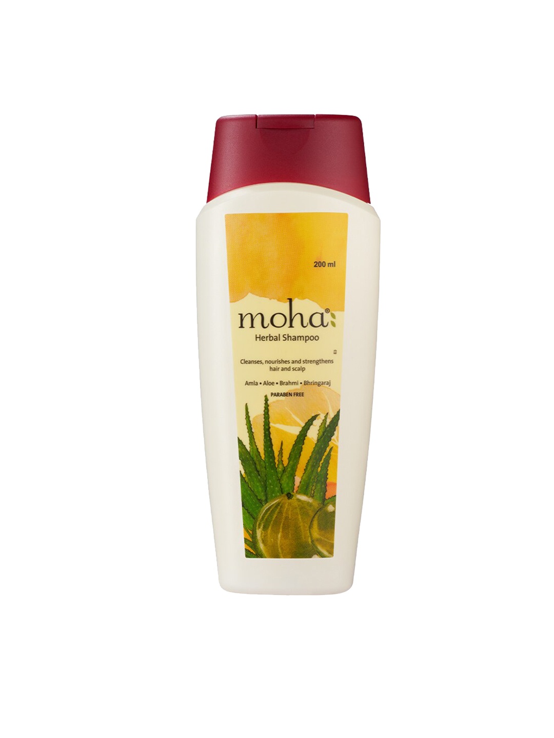 

moha Herbal Shampoo with Aloe & Amla for Nourished & Strong Hair - 200ml, White