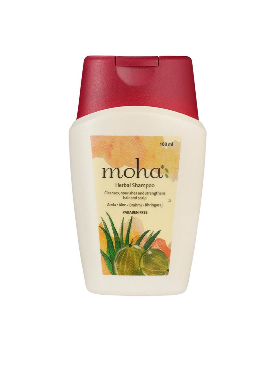 

moha Herbal Shampoo with Aloe & Amla for Nourished & Strong Hair - 100ml, White