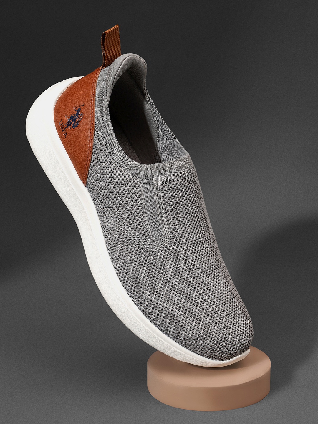 

U.S. Polo Assn. Men Tenore Uspa Sport Slip On Sneaker, Grey
