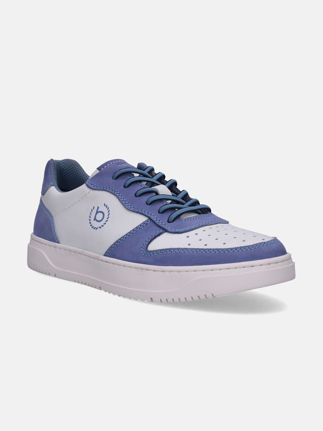 

Bugatti Humas Men Colourblocked Leather Sneakers, Blue