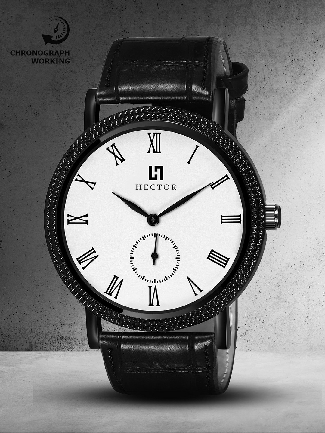 

FERRIZZO Men Dial & Bracelet Style Straps Analogue Chronograph Watch HC26-FZ, White