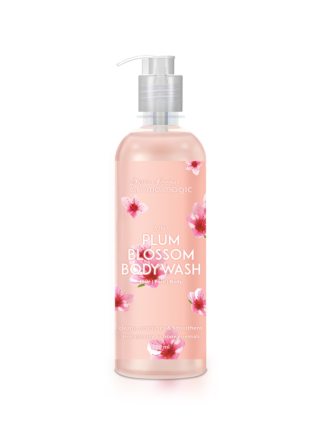 

Aroma Magic 3-In-1 Plum Blossom Bodywash To Clean & Nourish Skin - 220ml, Pink