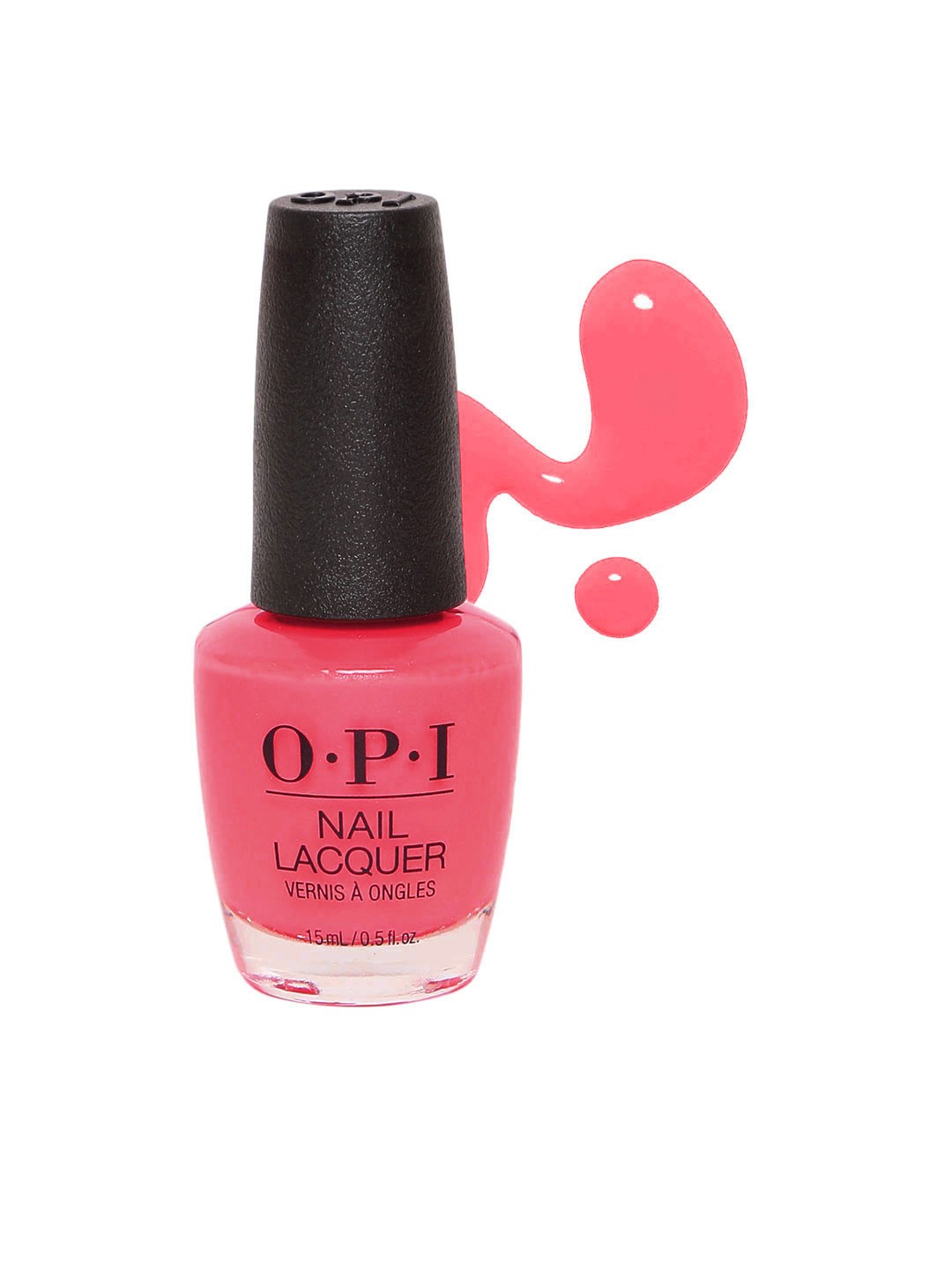 O.P.I Color So Hot It Berns Nail Lacquer 15 ml, Red
