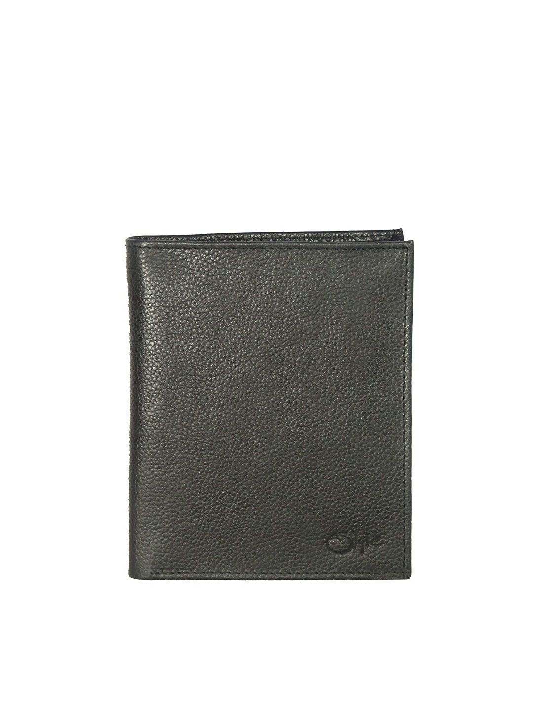 

Style Shoes Textured Leather Passport Holder, Black