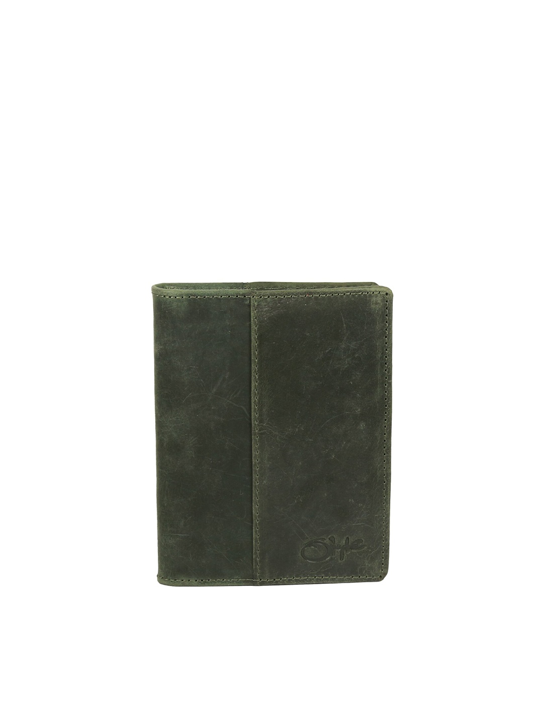 

Style Shoes Leather Passport Holder, Green