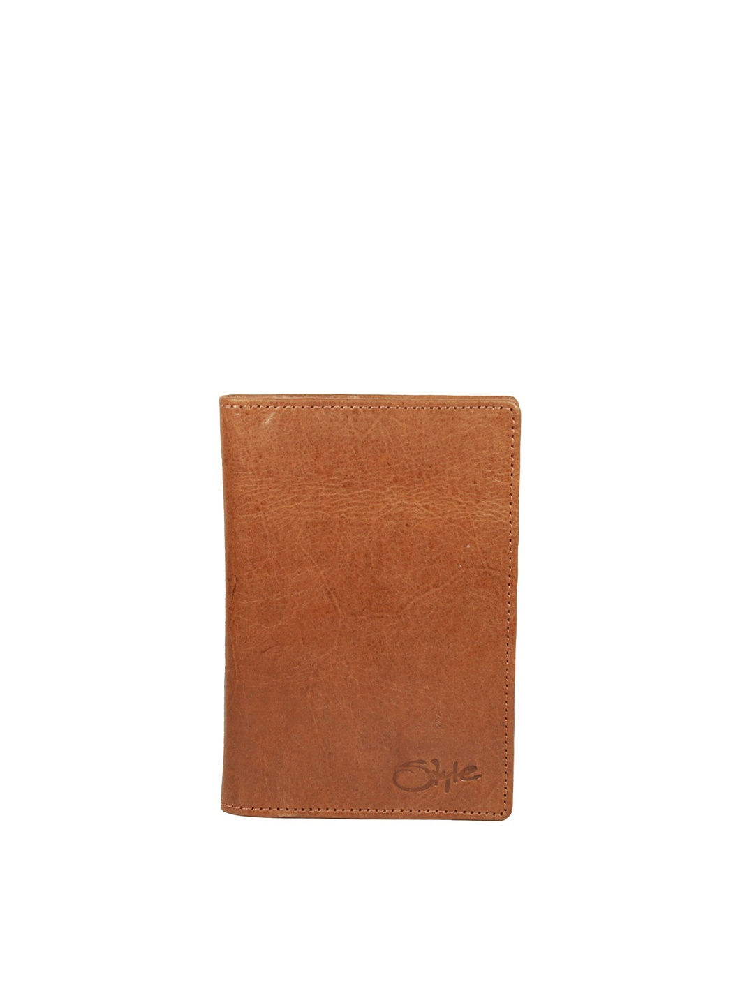 

Style Shoes Leather Passport Holder, Tan