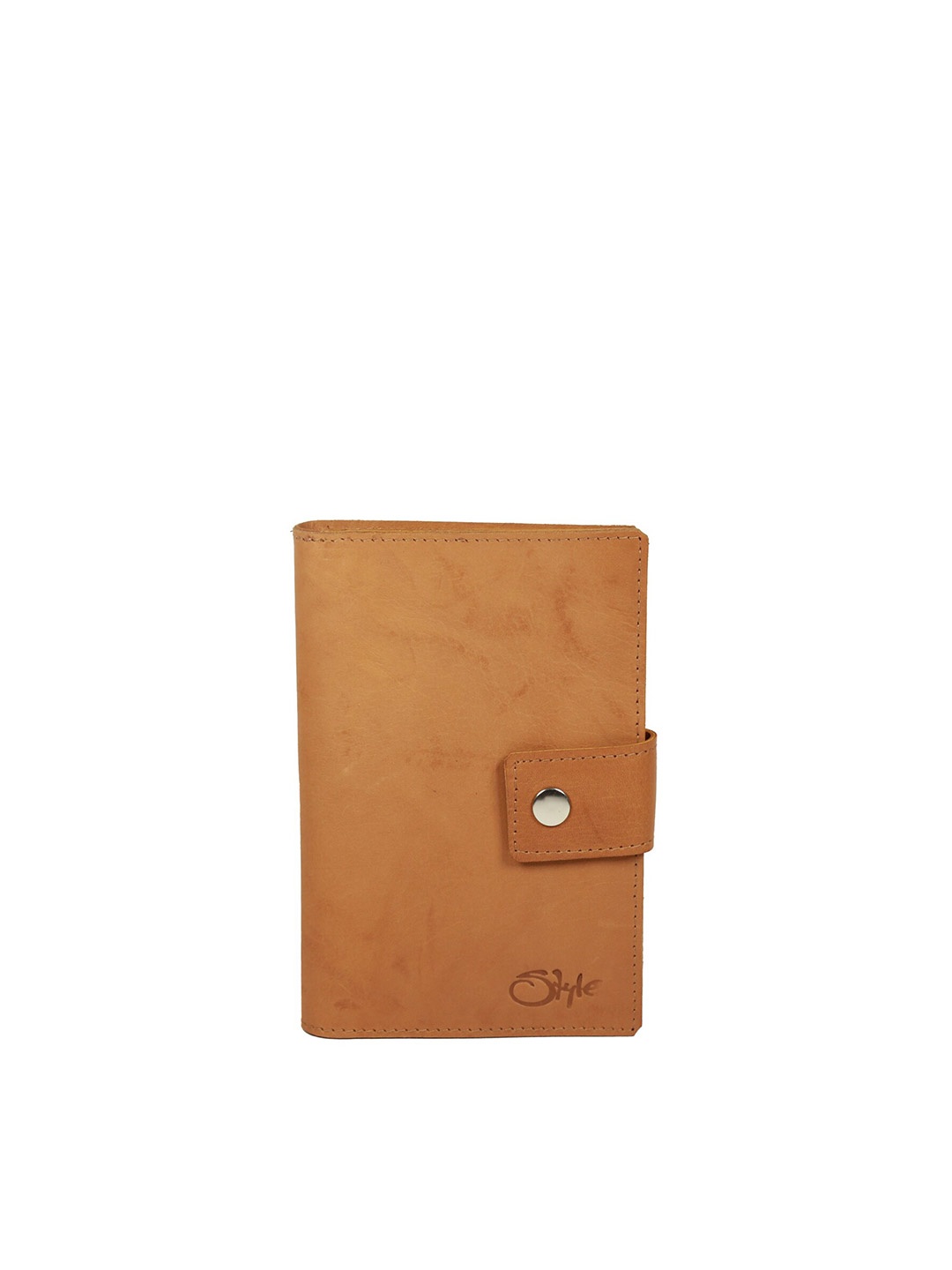 

Style Shoes Leather Passport Holder, Tan