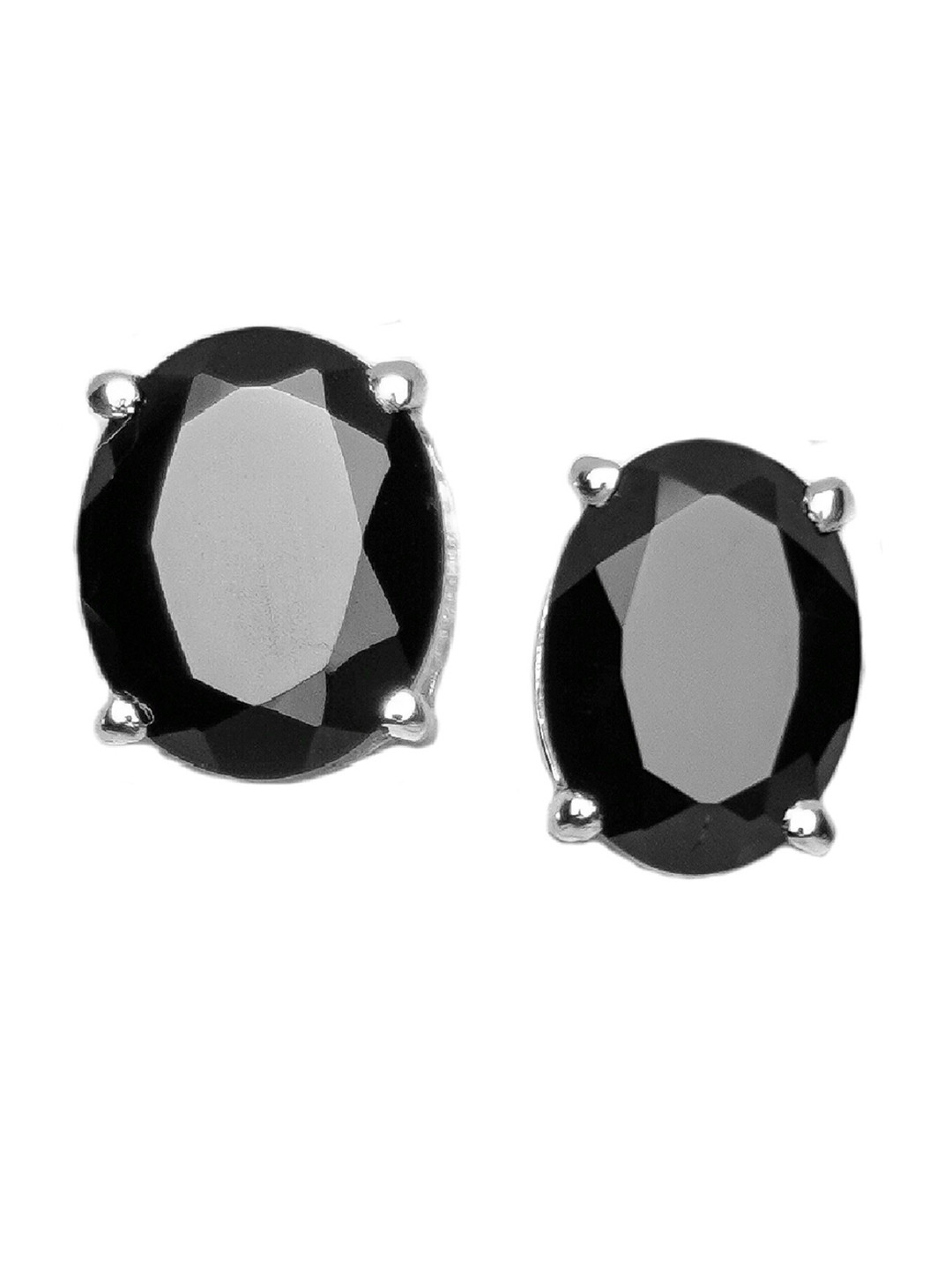 

HIFLYER JEWELS Sterling Silver Oval Studs Earrings