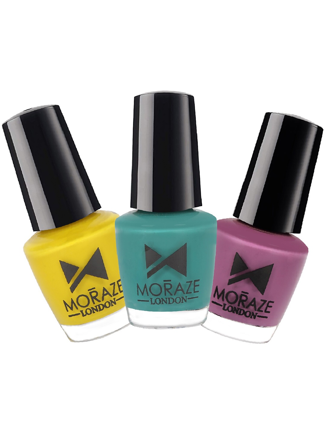 

Moraze Set Of 3 Long Stay Glossy Nail Polishes-5ml Each, Yellow