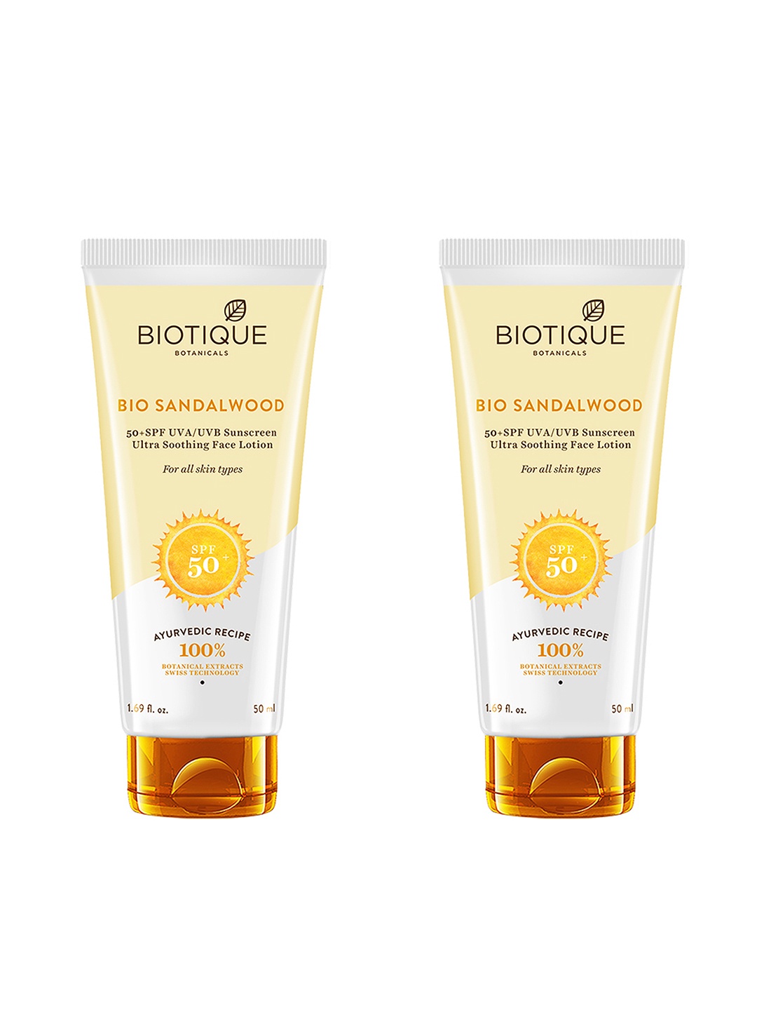 

Biotique Sunscreen Lotion Duo SPF 50+, Yellow