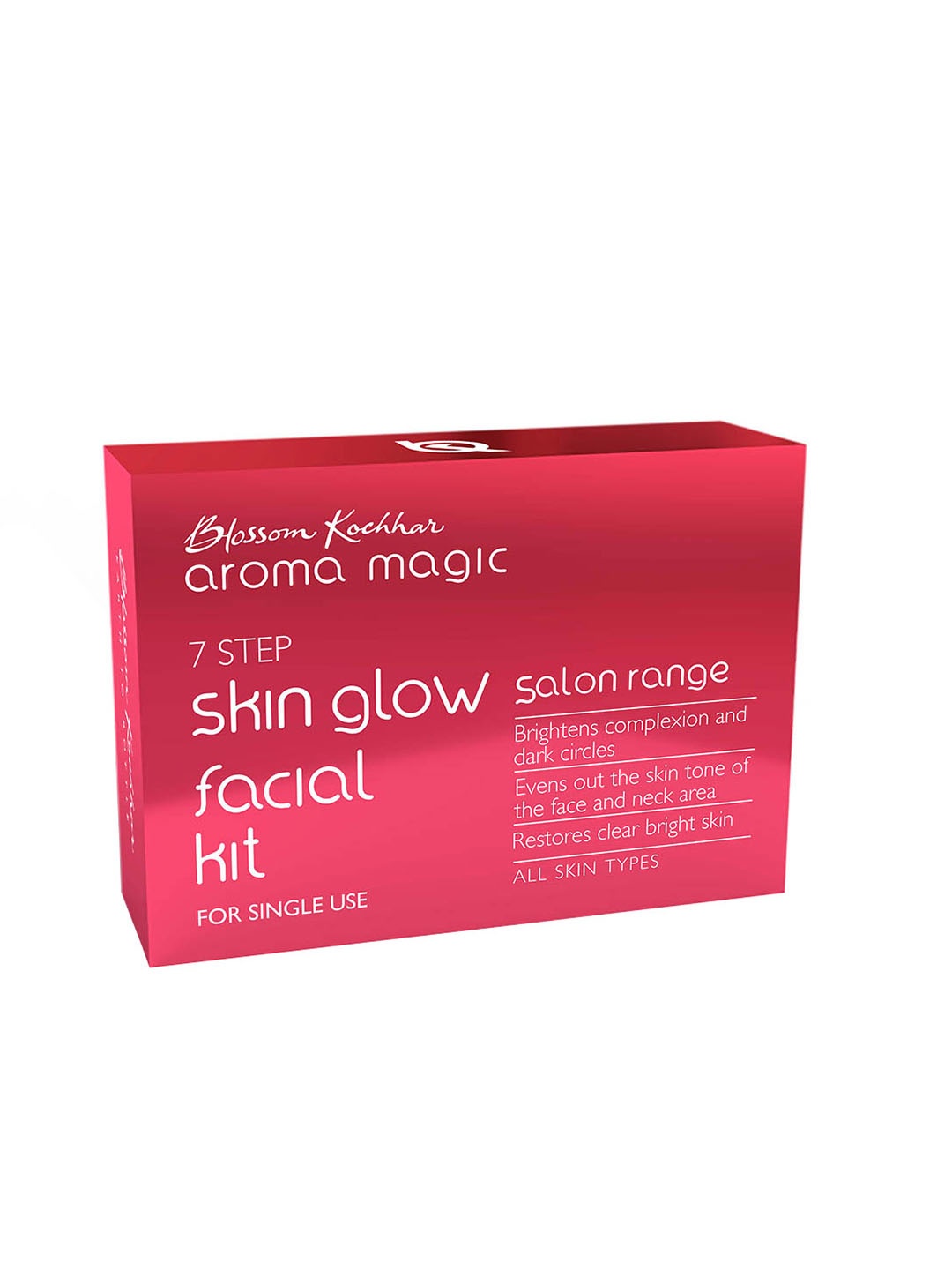 

Aroma Magic 7 Step Skin Glow Facial Kit For All Skin Types Single Use, Red