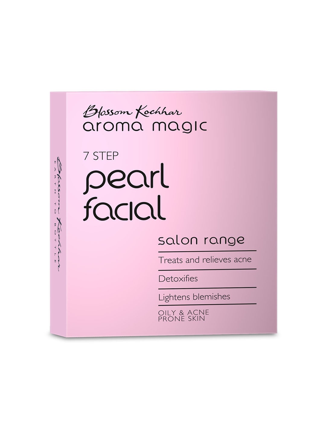 

Aroma Magic 7 Step Pearl Facial Kit For Oily & Acne Prone Skin Single Use, Pink