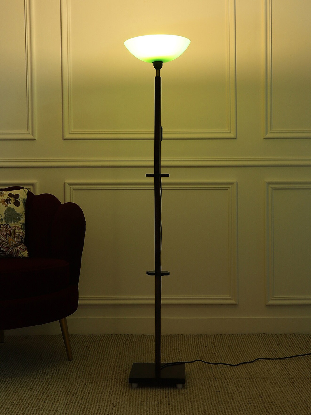 

SANDED EDGE Black & Green Contemporary Floor Lamp