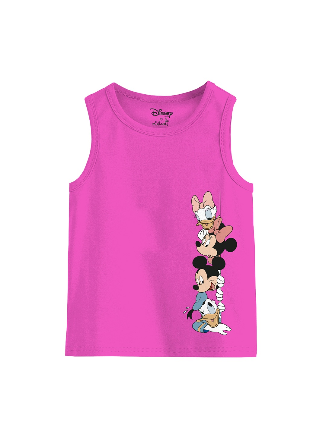 

Minicult Girls Mickey & Friends Printed Innerwear Vests DVT_PT_A005_20_P1, Pink