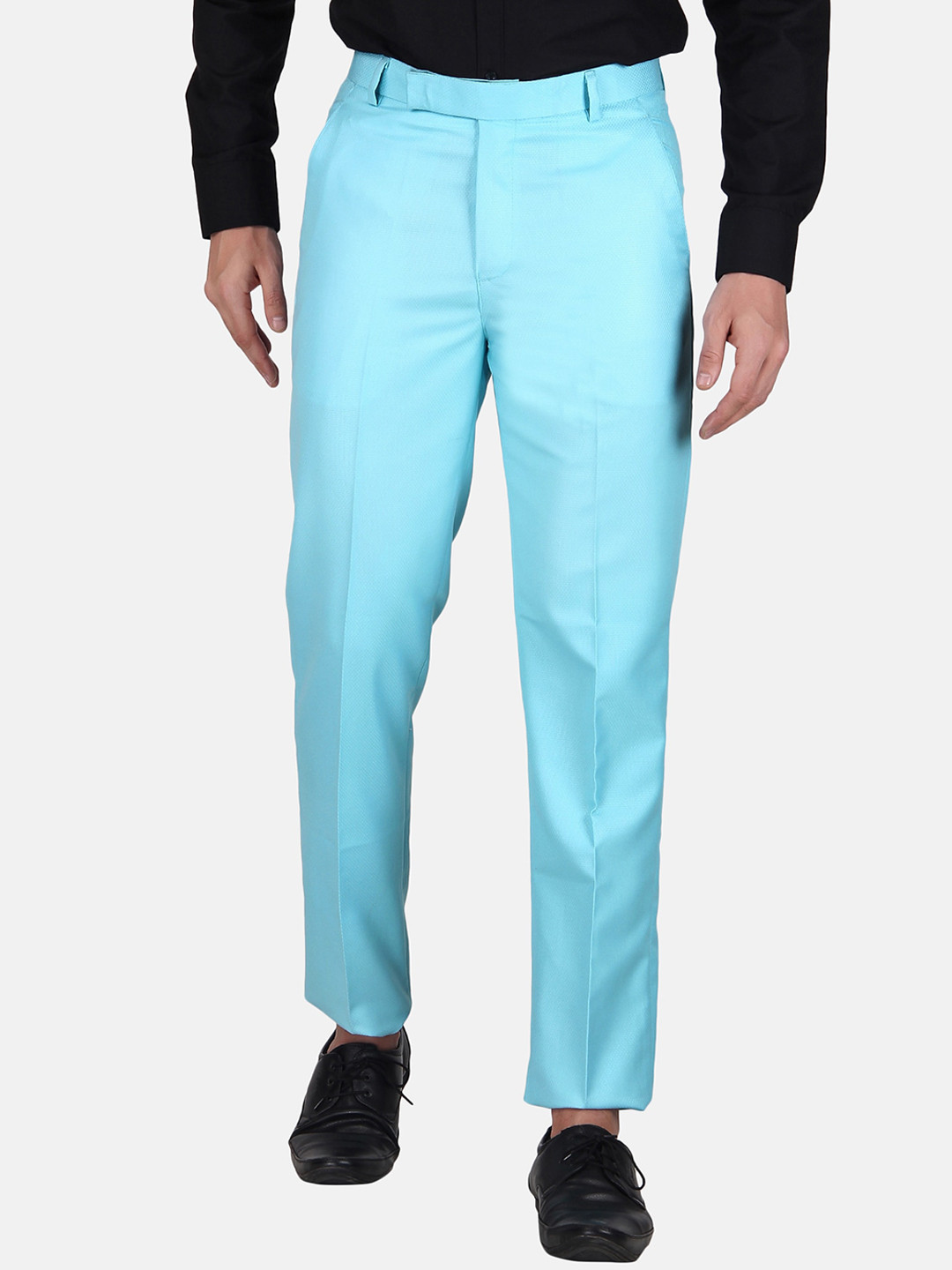 

TrulyFeb Men Blue Slim Fit Trousers