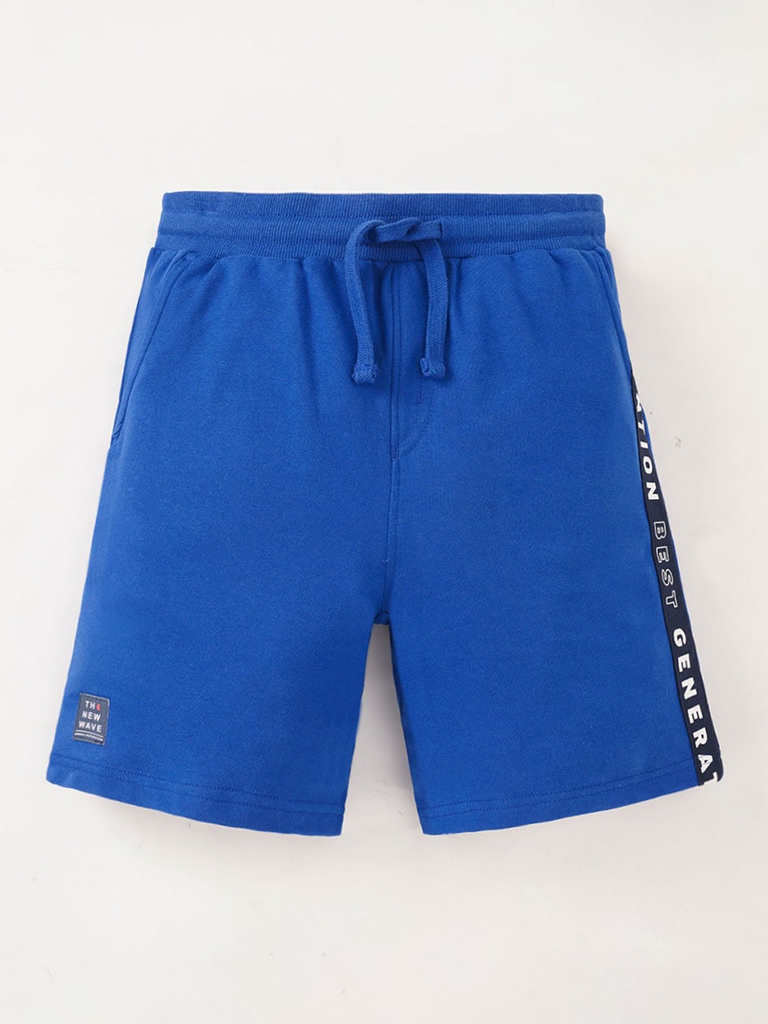 

edheads Boys Mid-Rise Knee Length Cotton Shorts, Navy blue
