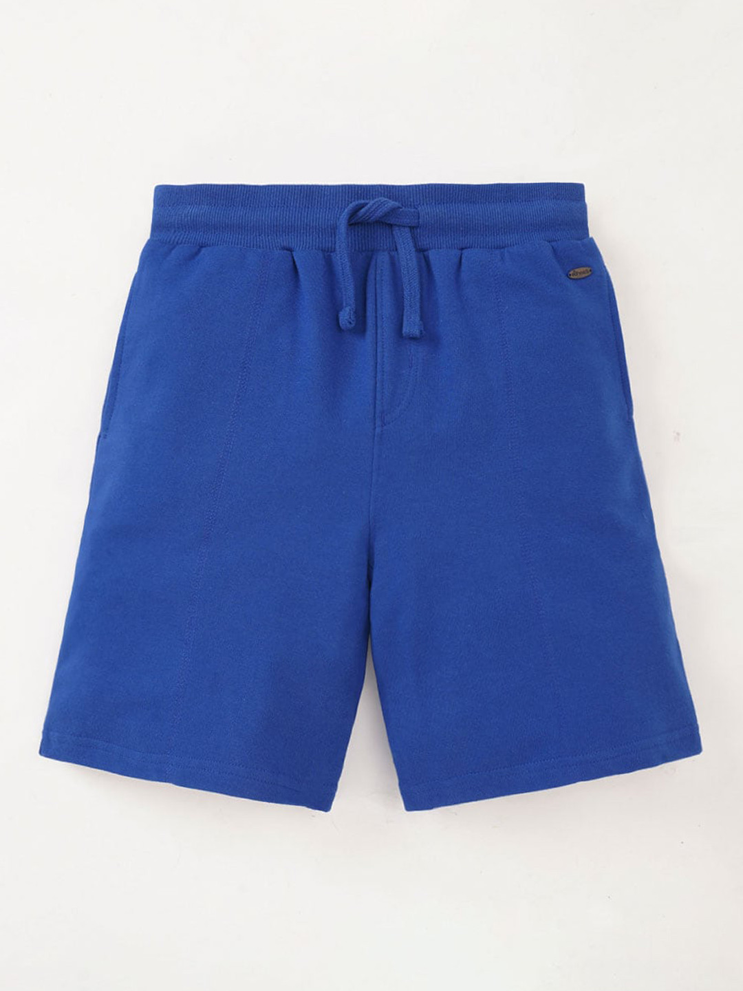 

edheads Boys Mid-Rise Knee Length Cotton Shorts, Blue