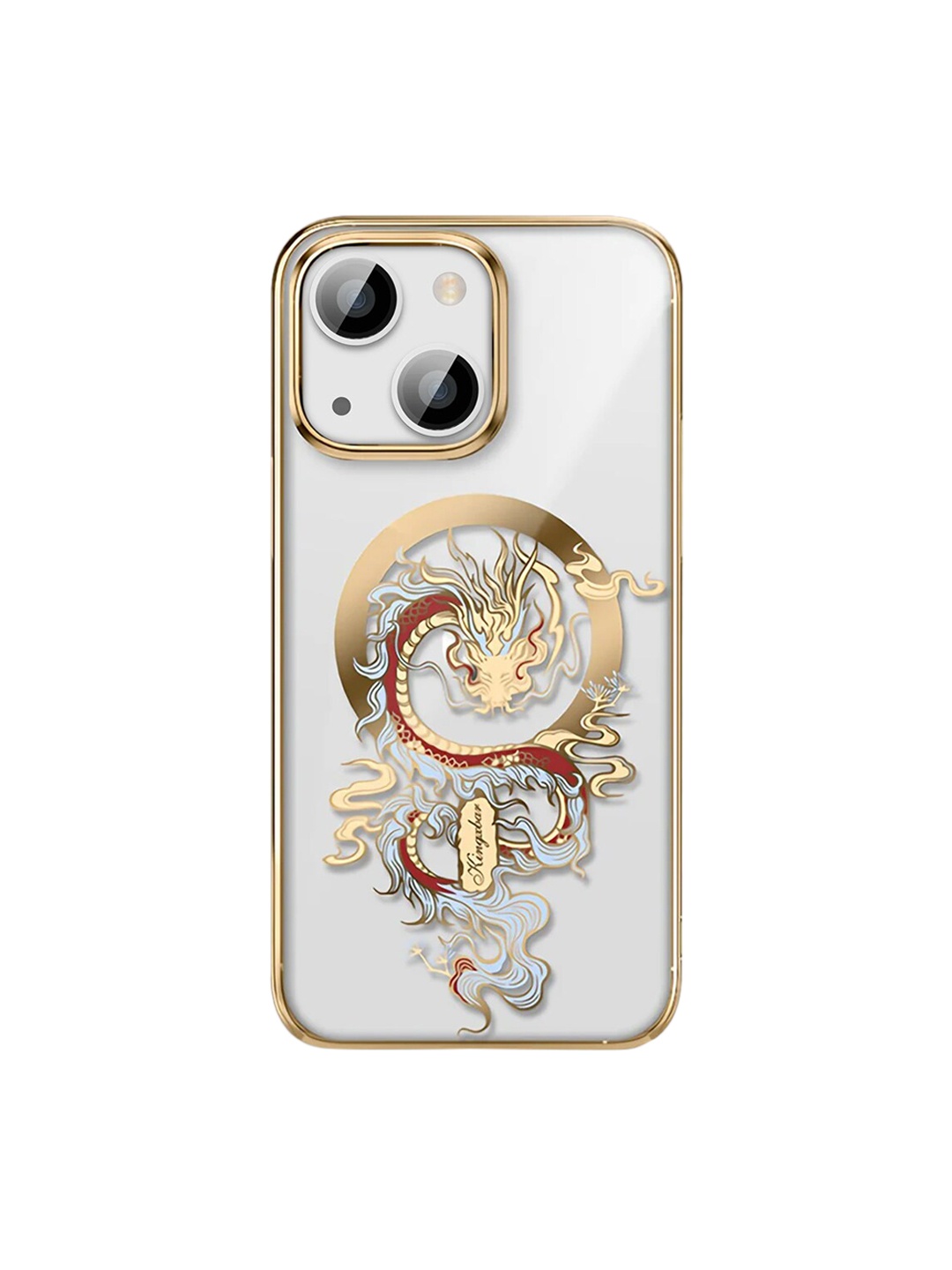 

TREEMODA Magsafe iPhone 13 Printed Mobile Back Case, Transparent