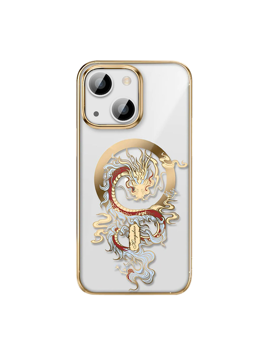 

TREEMODA Magsafe iPhone 14 Printed Mobile Back Case, Transparent